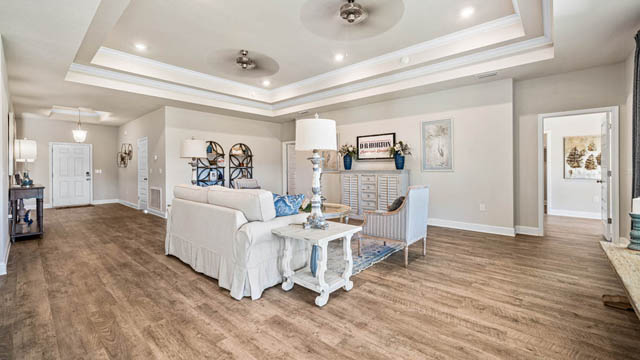 Hawthorne model interior.