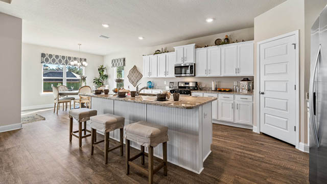 Hawthorne model interior.