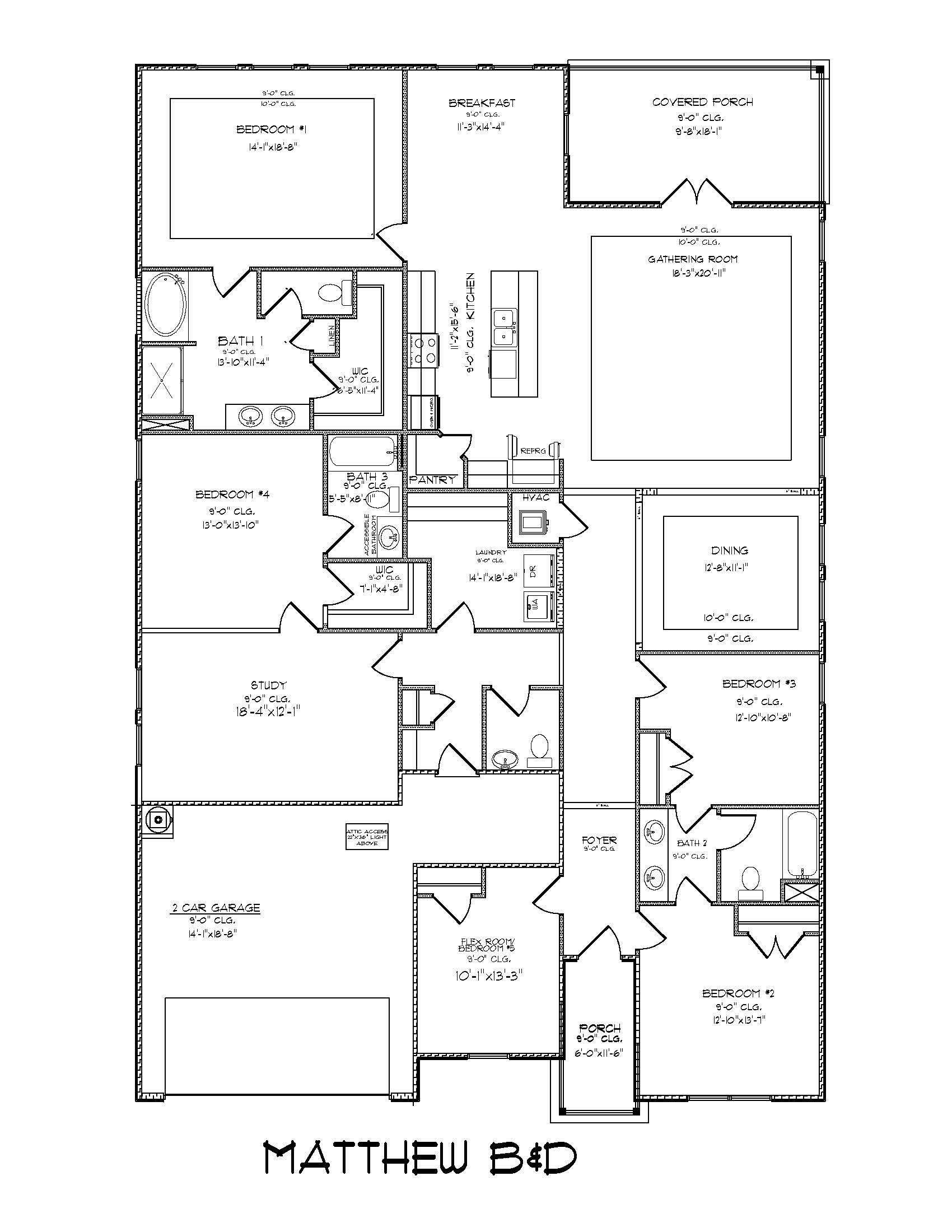 Matthew floorplan layout.