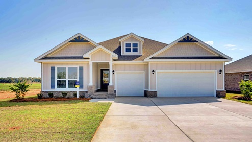 Camden model home exterior.