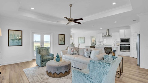 Camden model home interior.