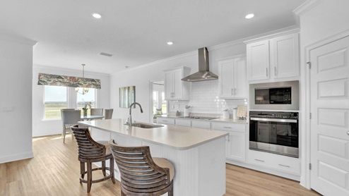 Camden model home interior.