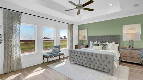 Camden model home interior.