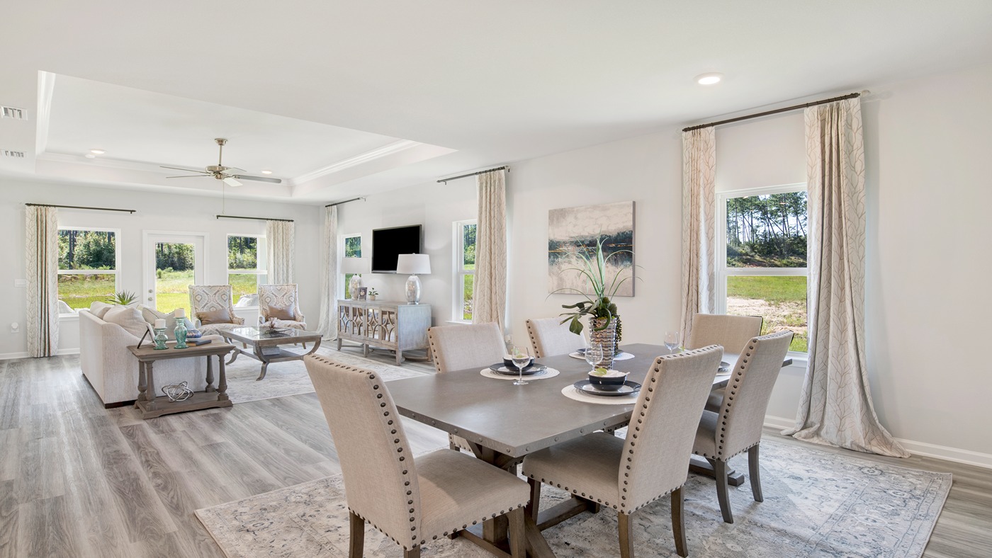 Interior of new home.