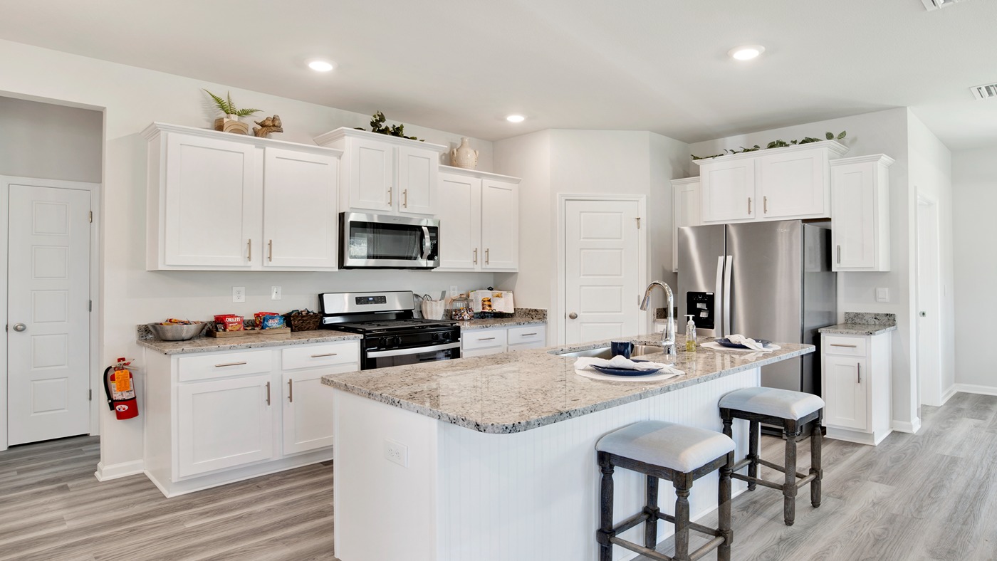 Interior of new home.