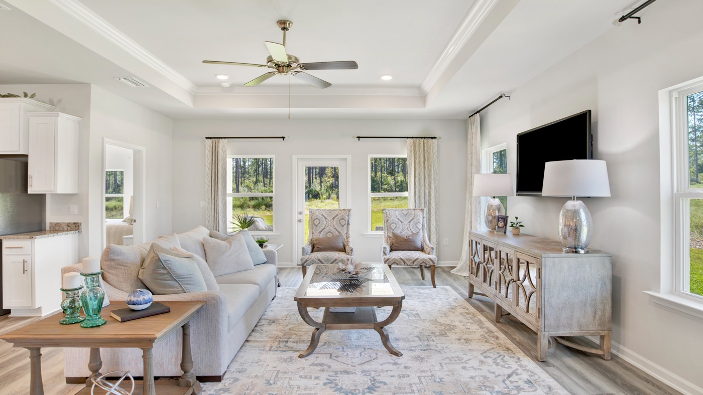 Interior of new home.