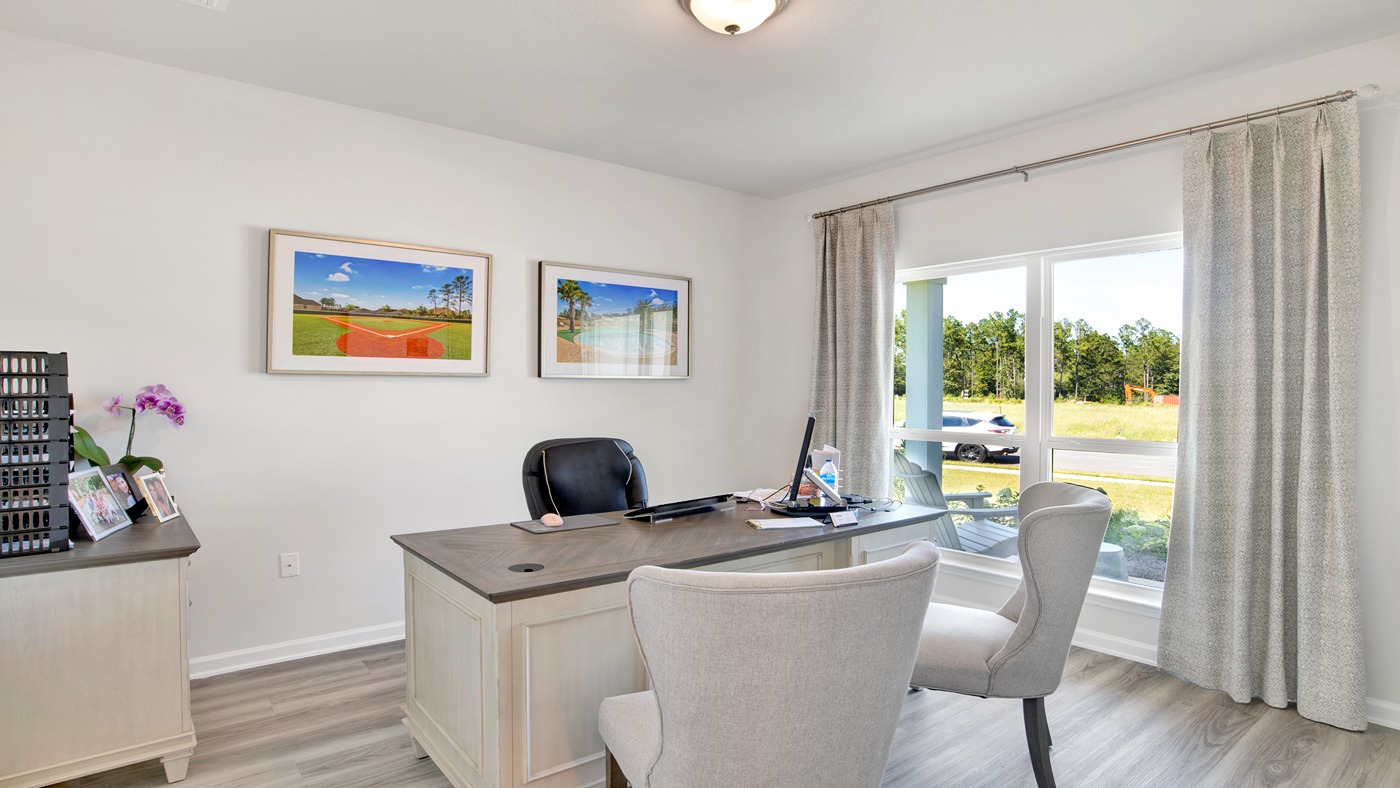 Interior of new home.