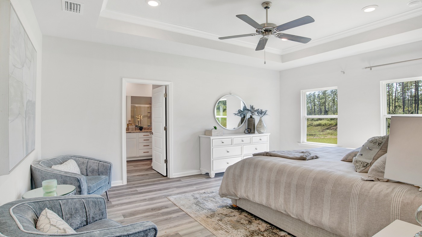 Interior of new home.