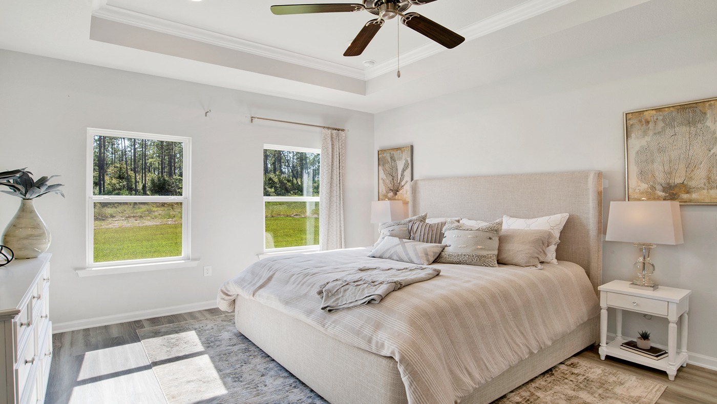 Interior of new home.