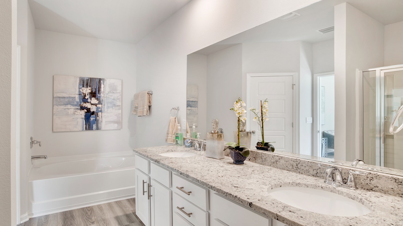 Interior of new home.