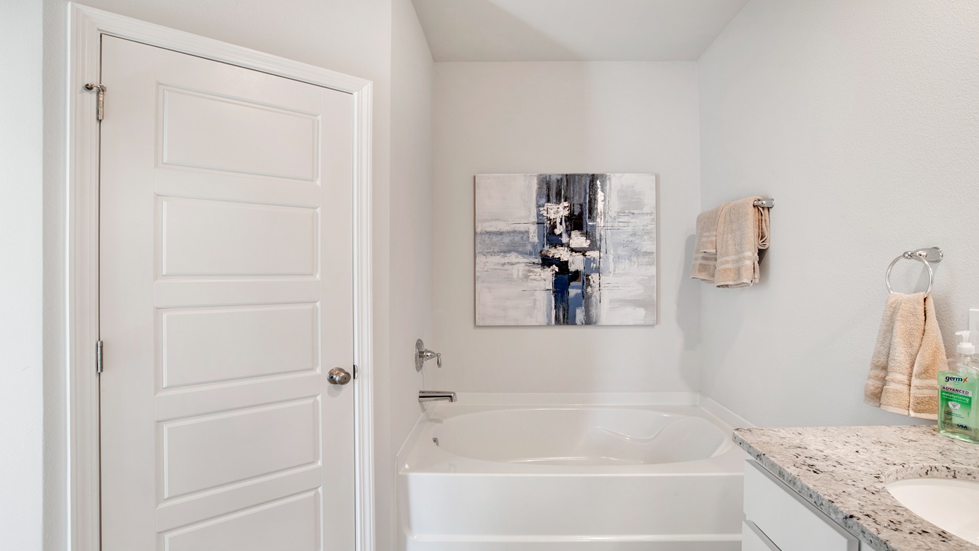 Interior of new home.