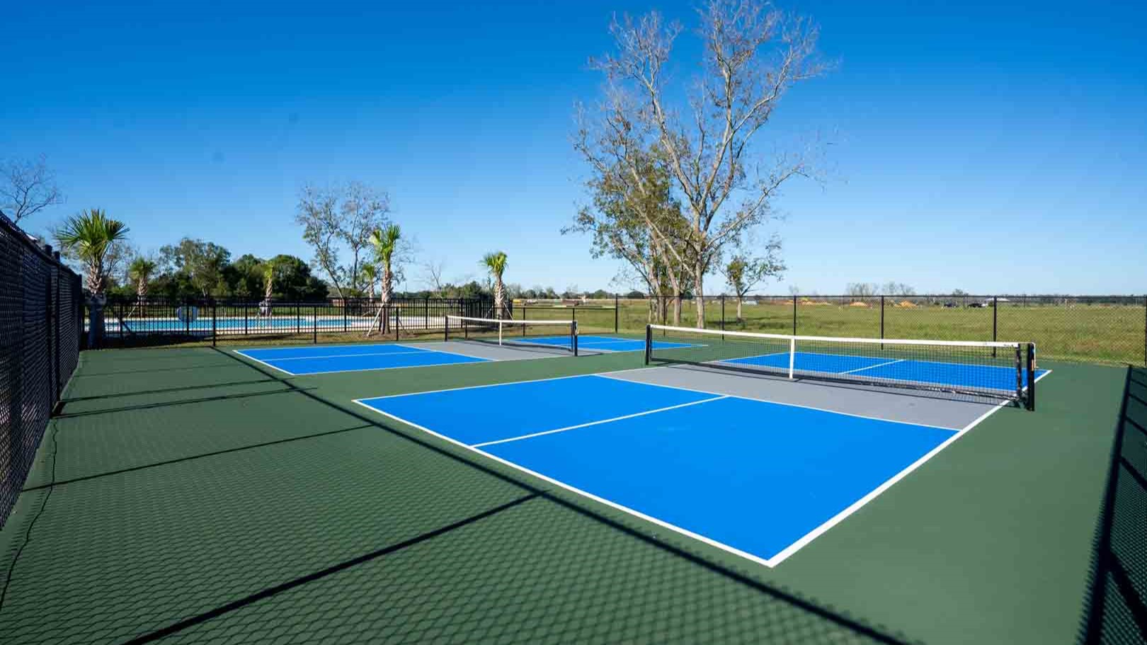 tennis courts