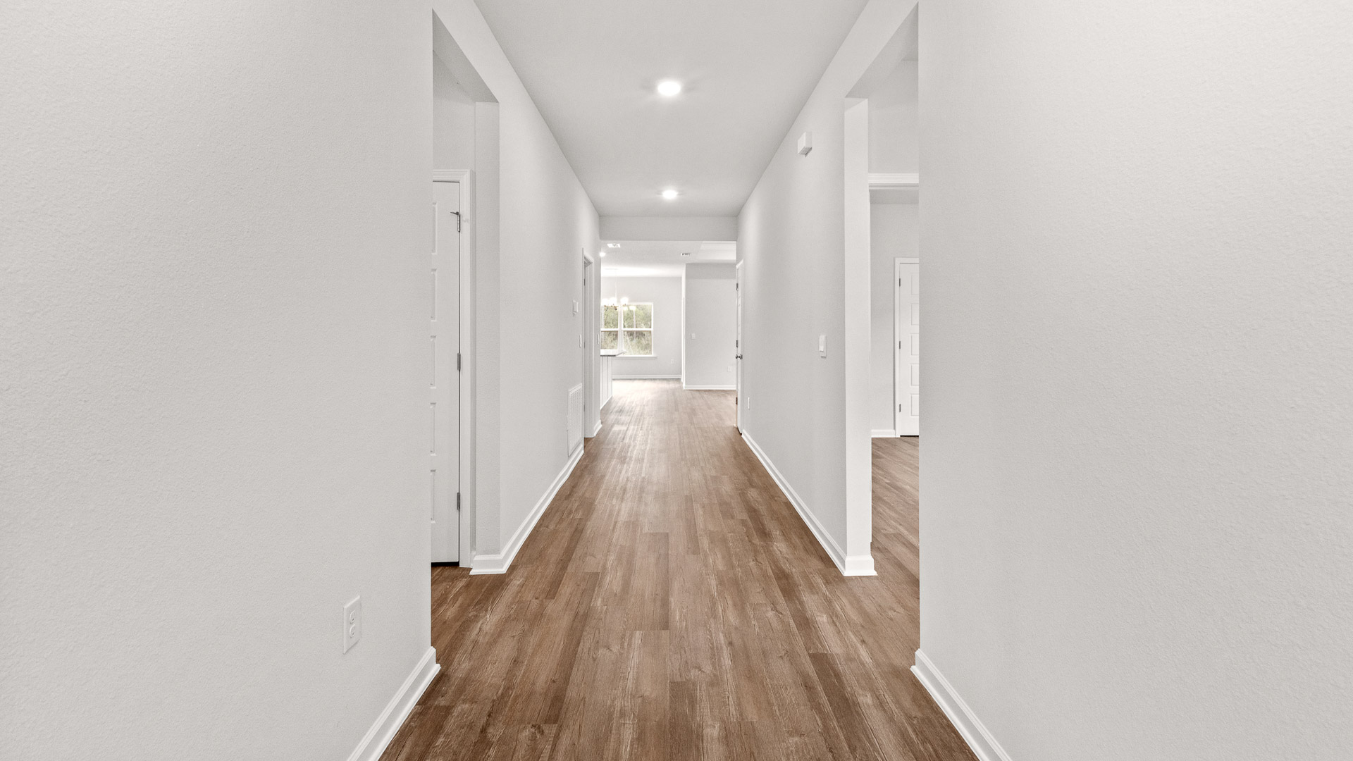 Misty new home interior.