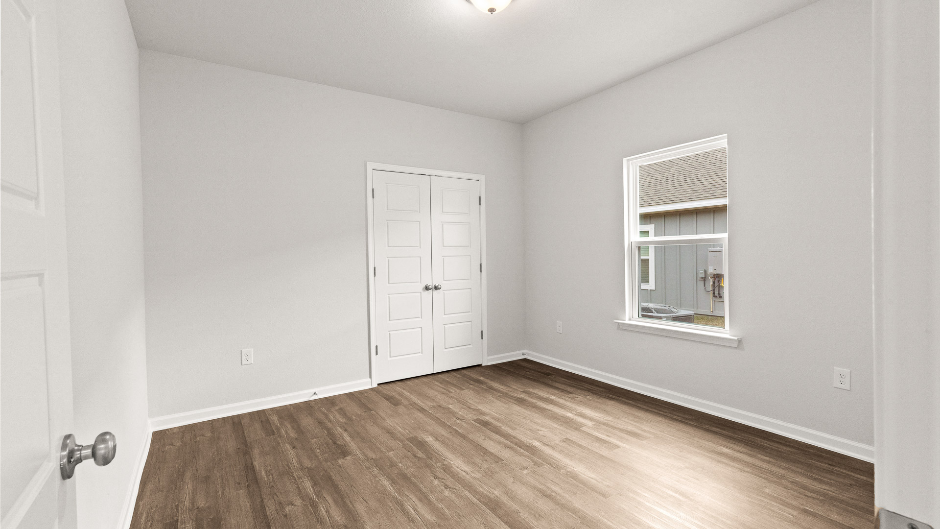 Misty new home interior.