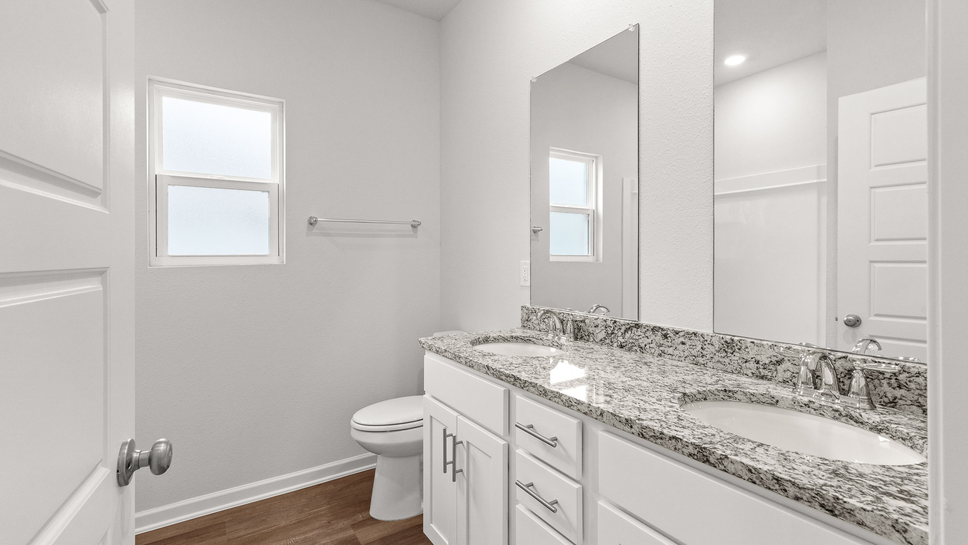 Misty new home interior.