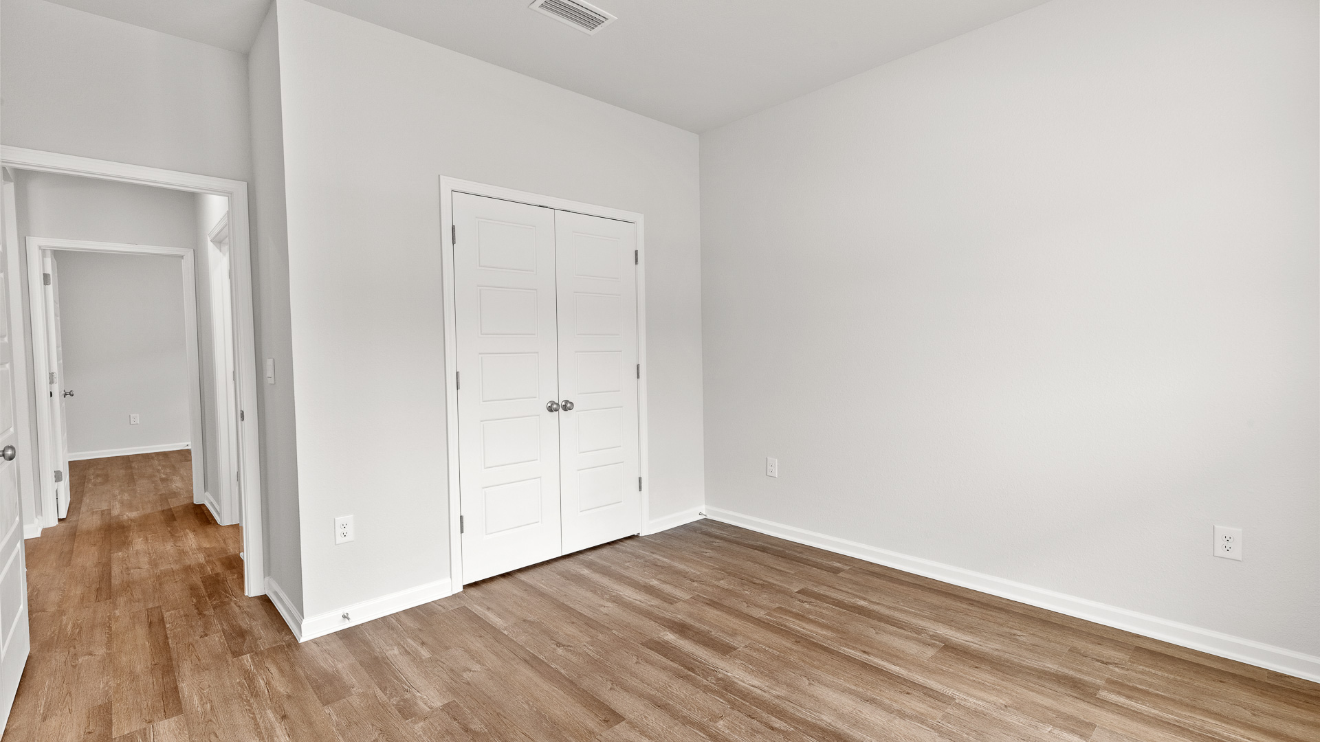 Misty new home interior.