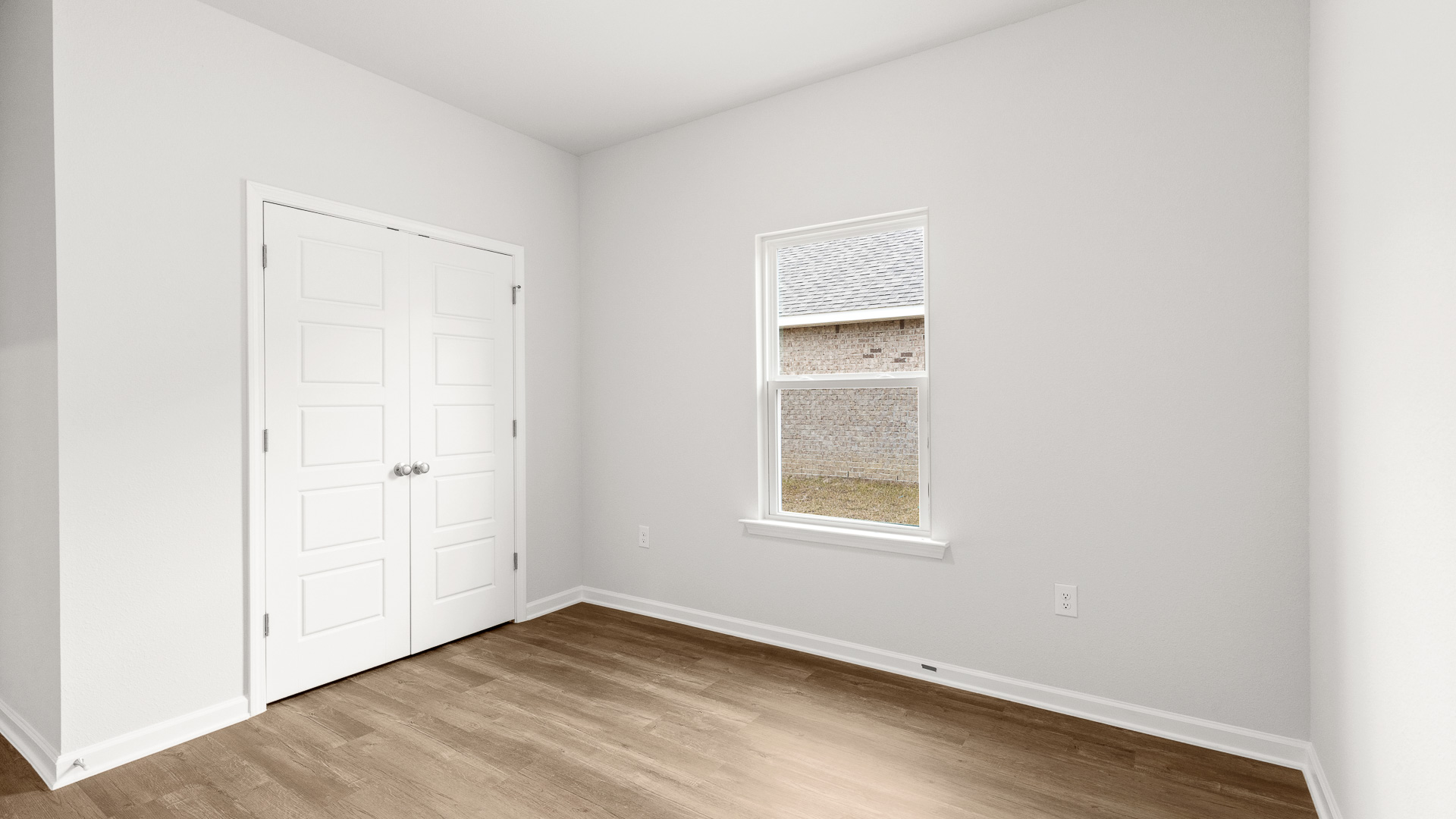 Misty new home interior.