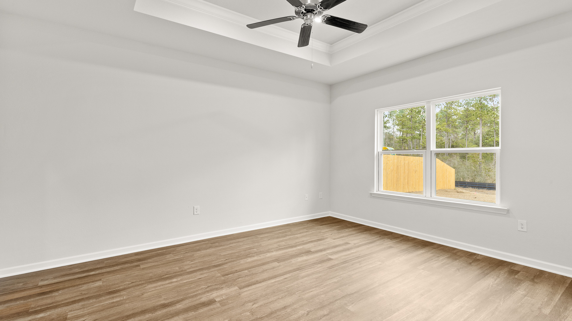 Misty new home interior.