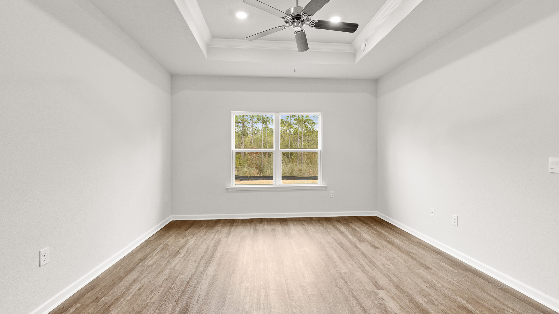 Misty new home interior.