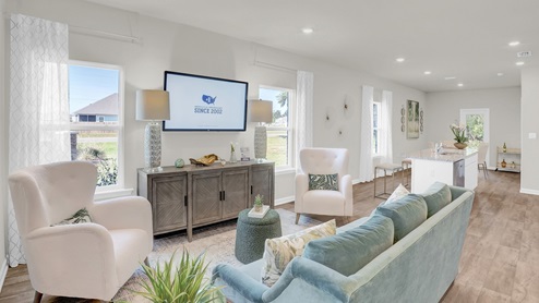 Julia model home interior..