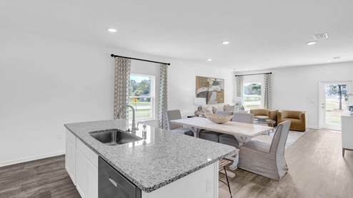 Interior of Delilah model home.