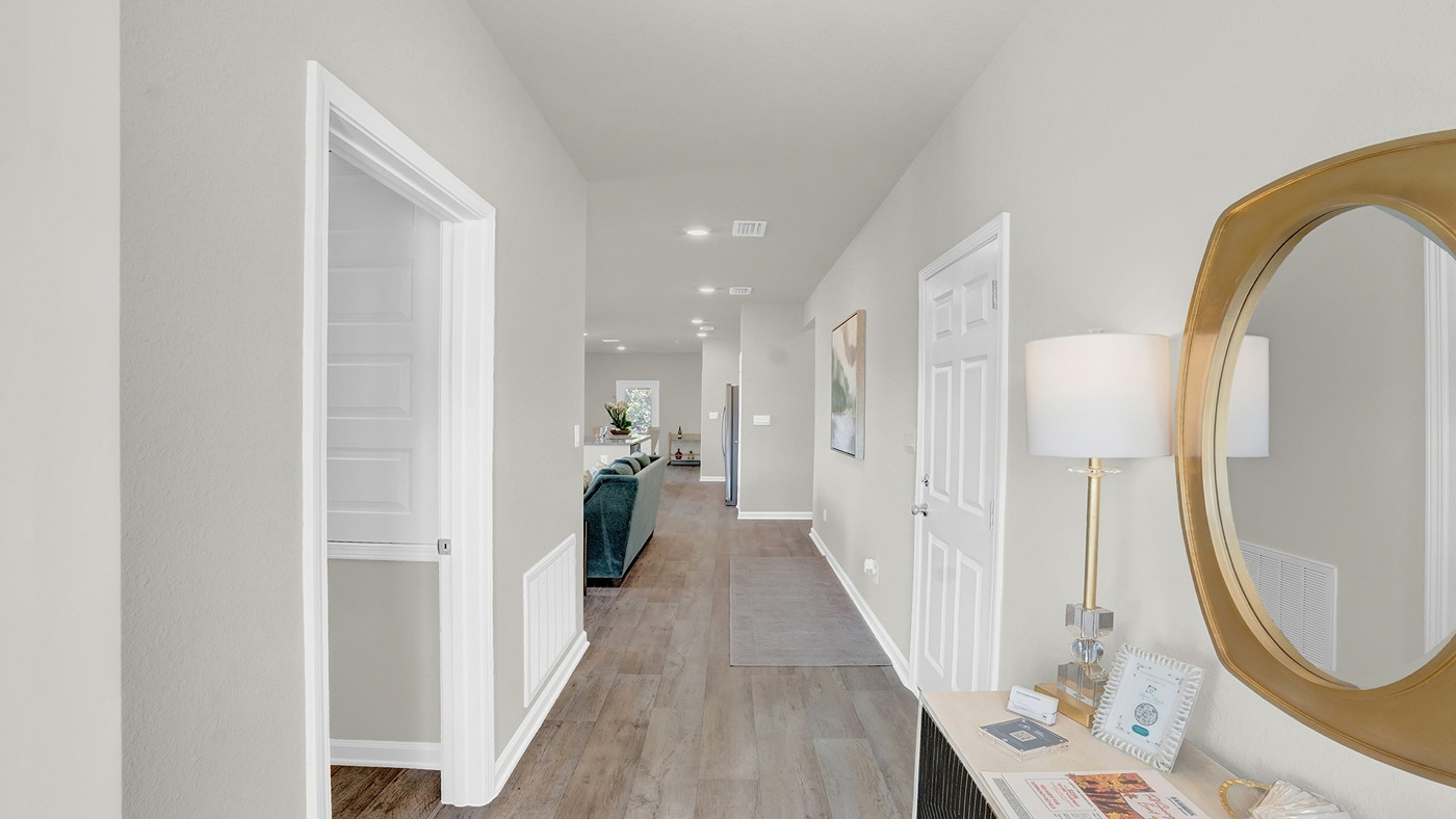 Julia model home interior.