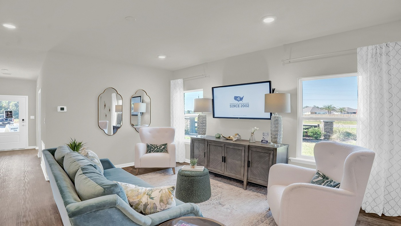 Julia model home interior.