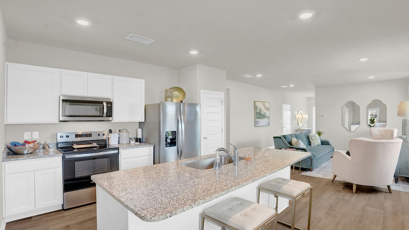 Julia model home interior.