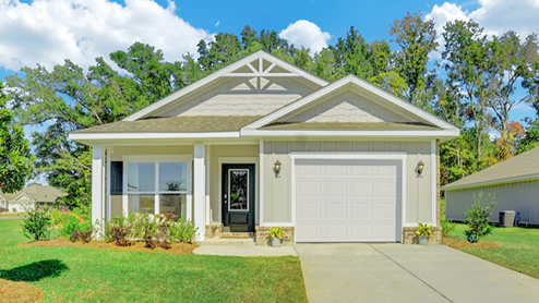 Julia model home exterior.