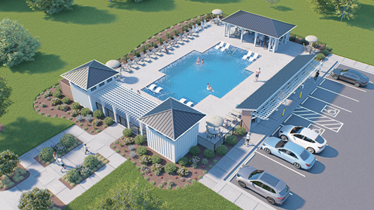 Community Amenity Rendering Houses For Sale in Fairhope, AL | South Bend Village | D.R. Horton