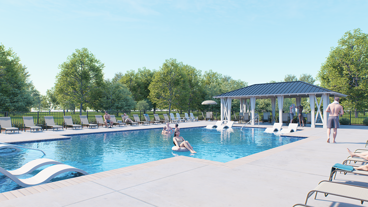 Community amenity: resort-style pool.