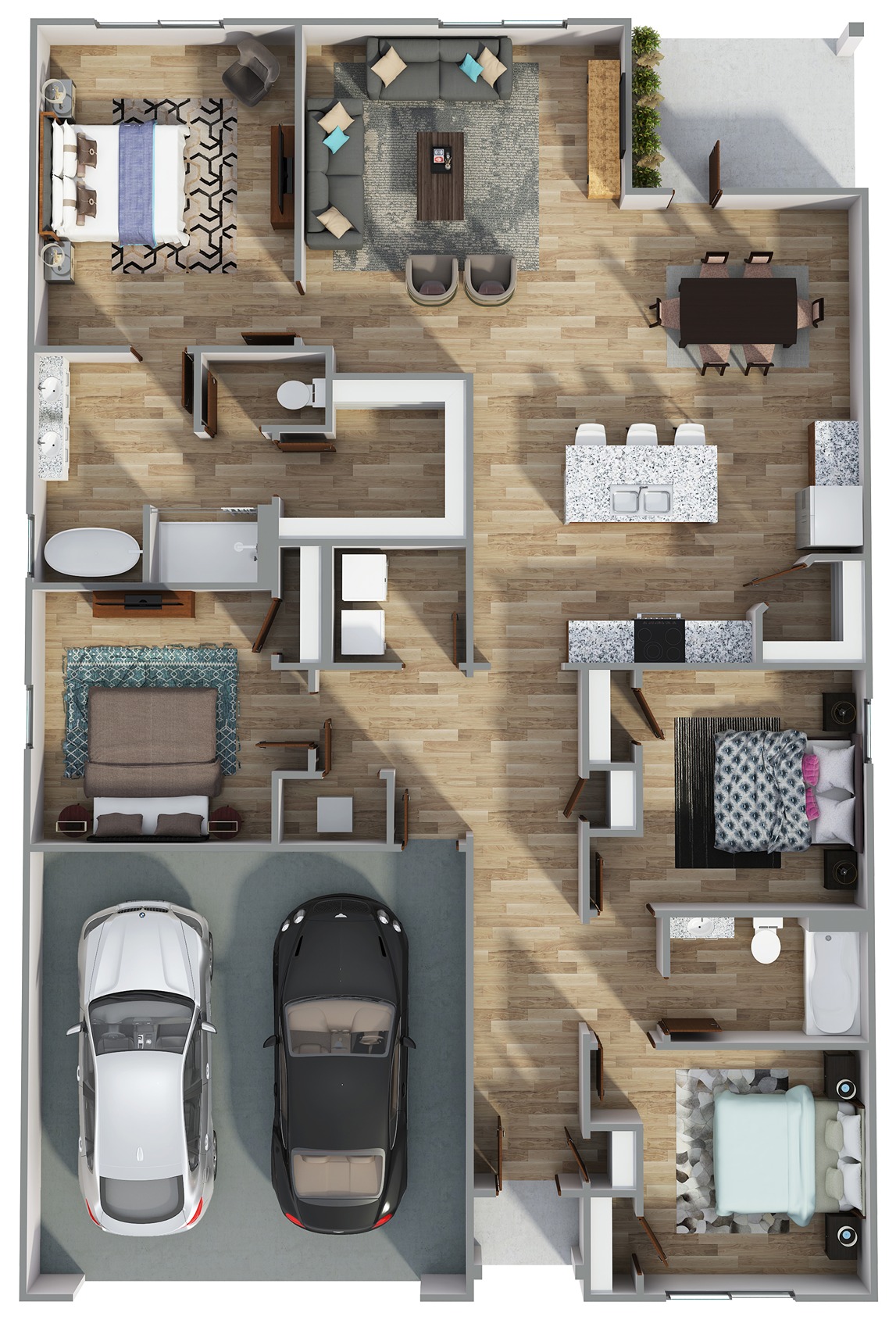 Cali Floor Plan 3D