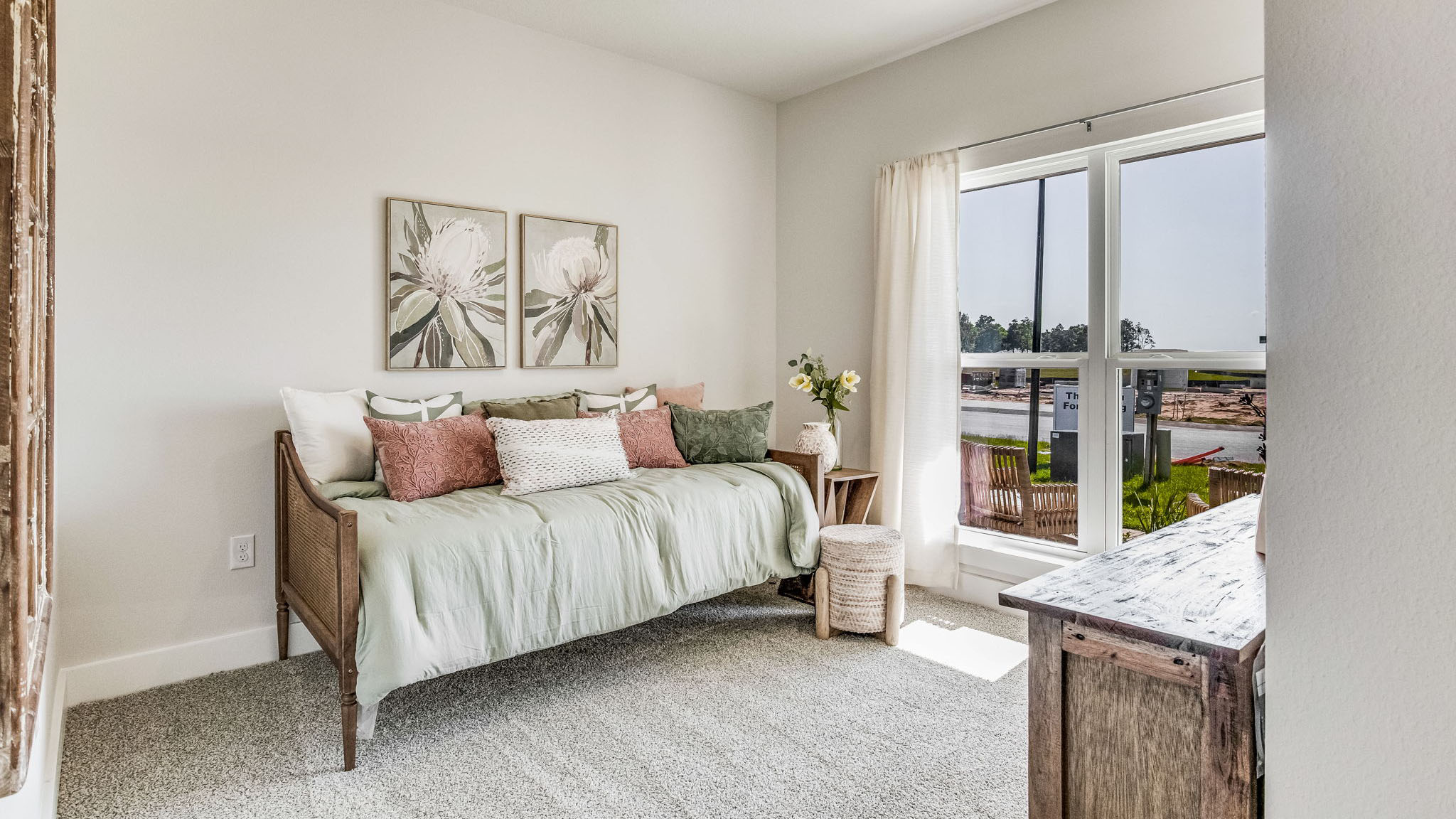 Open concept Rhett floorplan of additional bedroom.