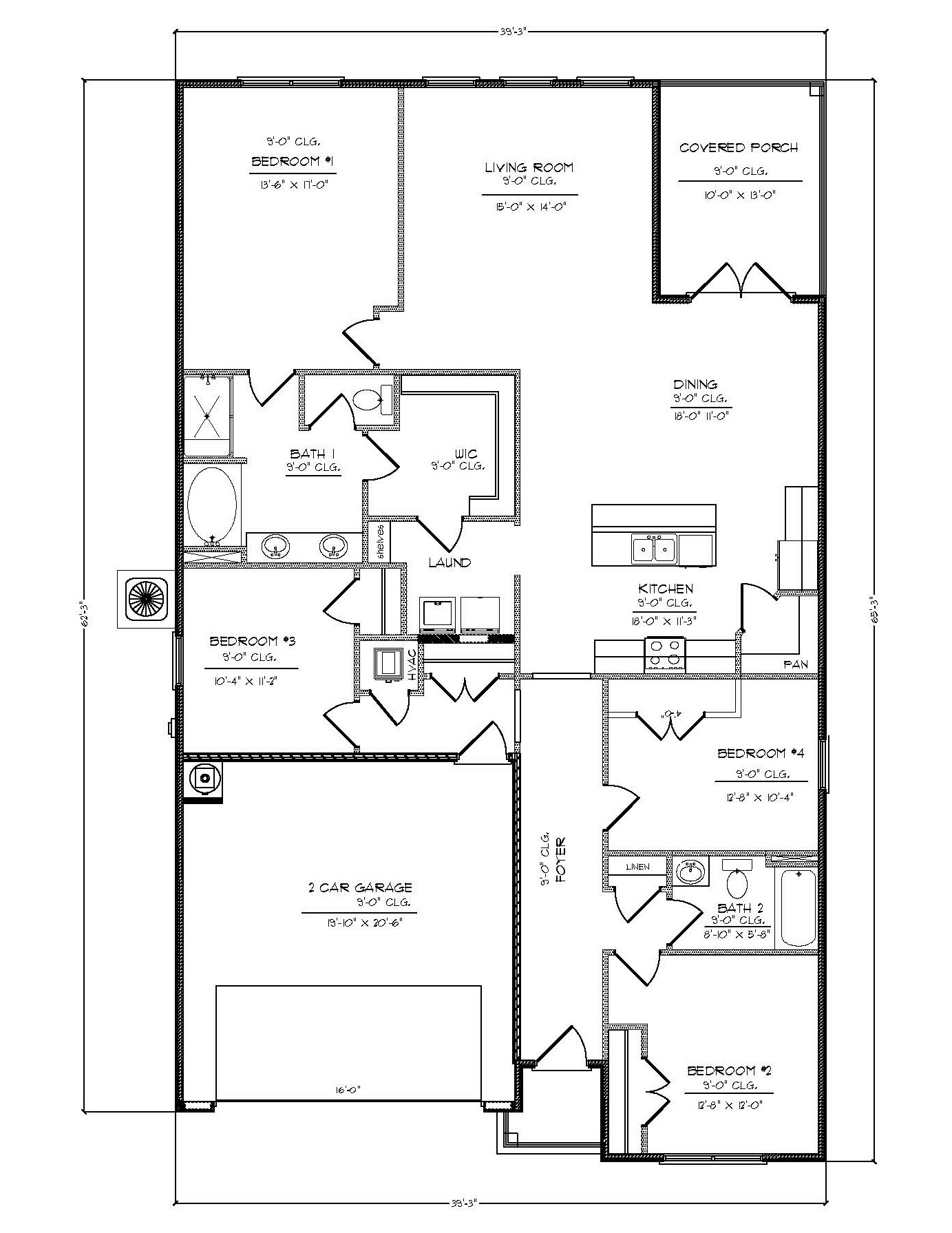Grayson A floorplan