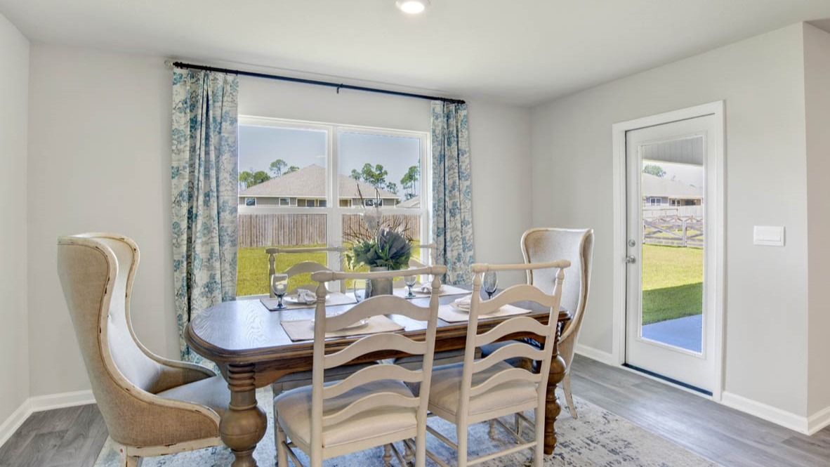 Denton open concept interior.