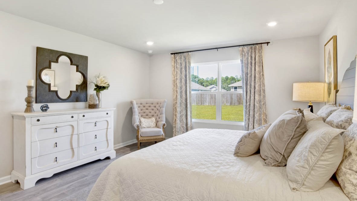 Denton open concept interior.