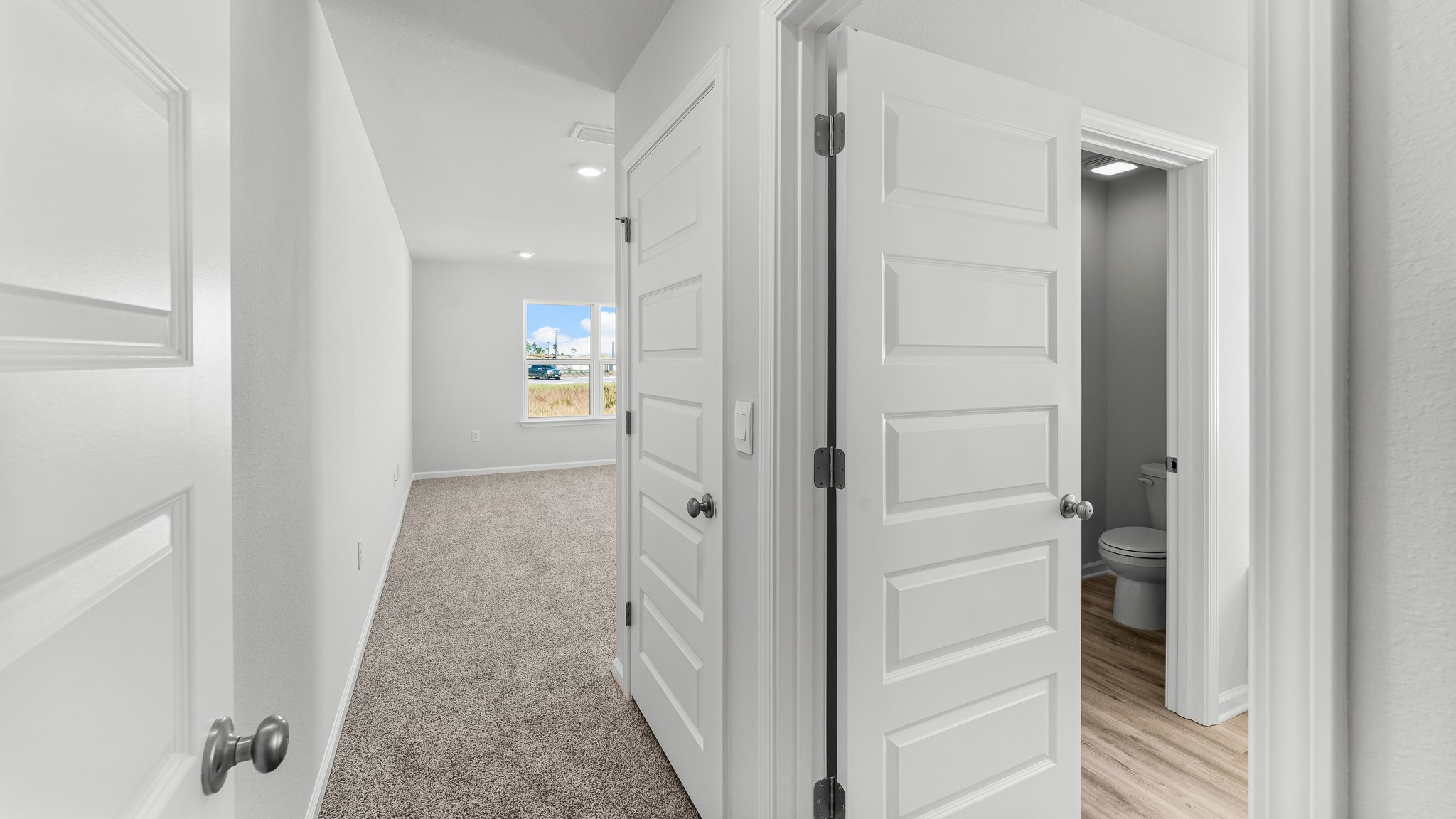 Denton open concept interior.