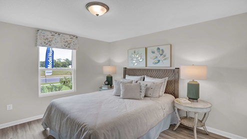 Bedroom with window.