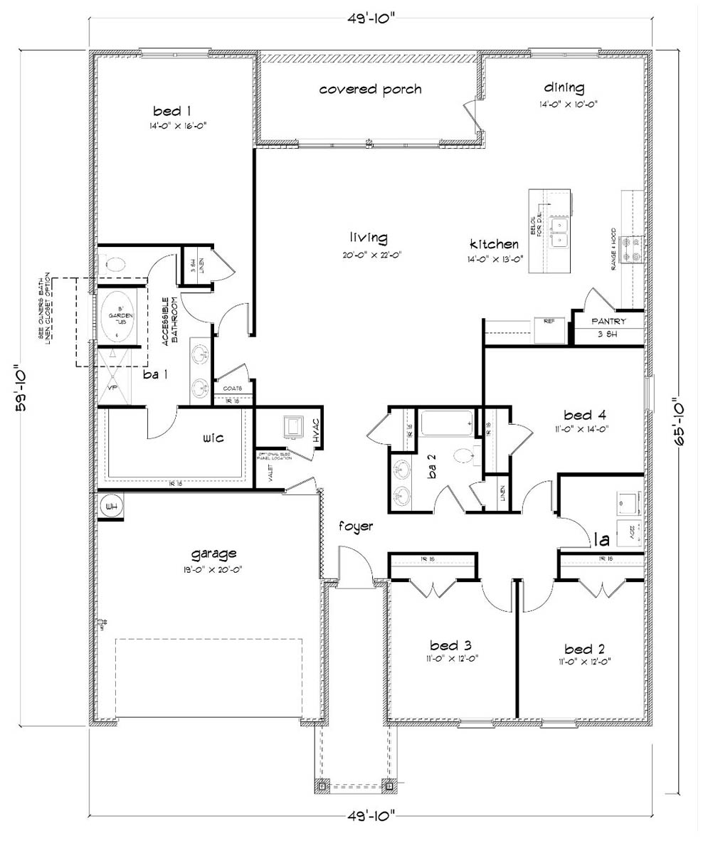 Denton floor plan