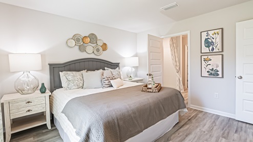 Interior picture of luxurious primary suite.