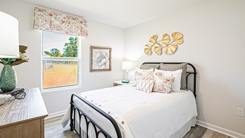 Interior picture of one of the additional bedrooms.
