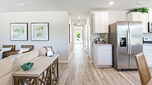 Interior picture of open-concept great room.