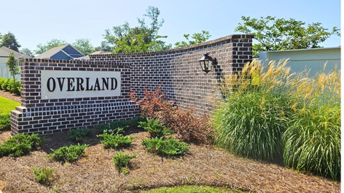 overland entrance sign.