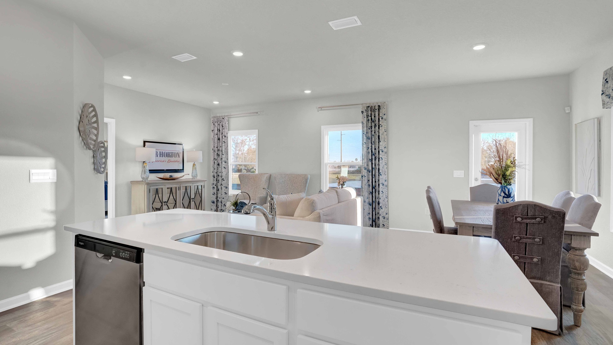 Shelby model home interior.