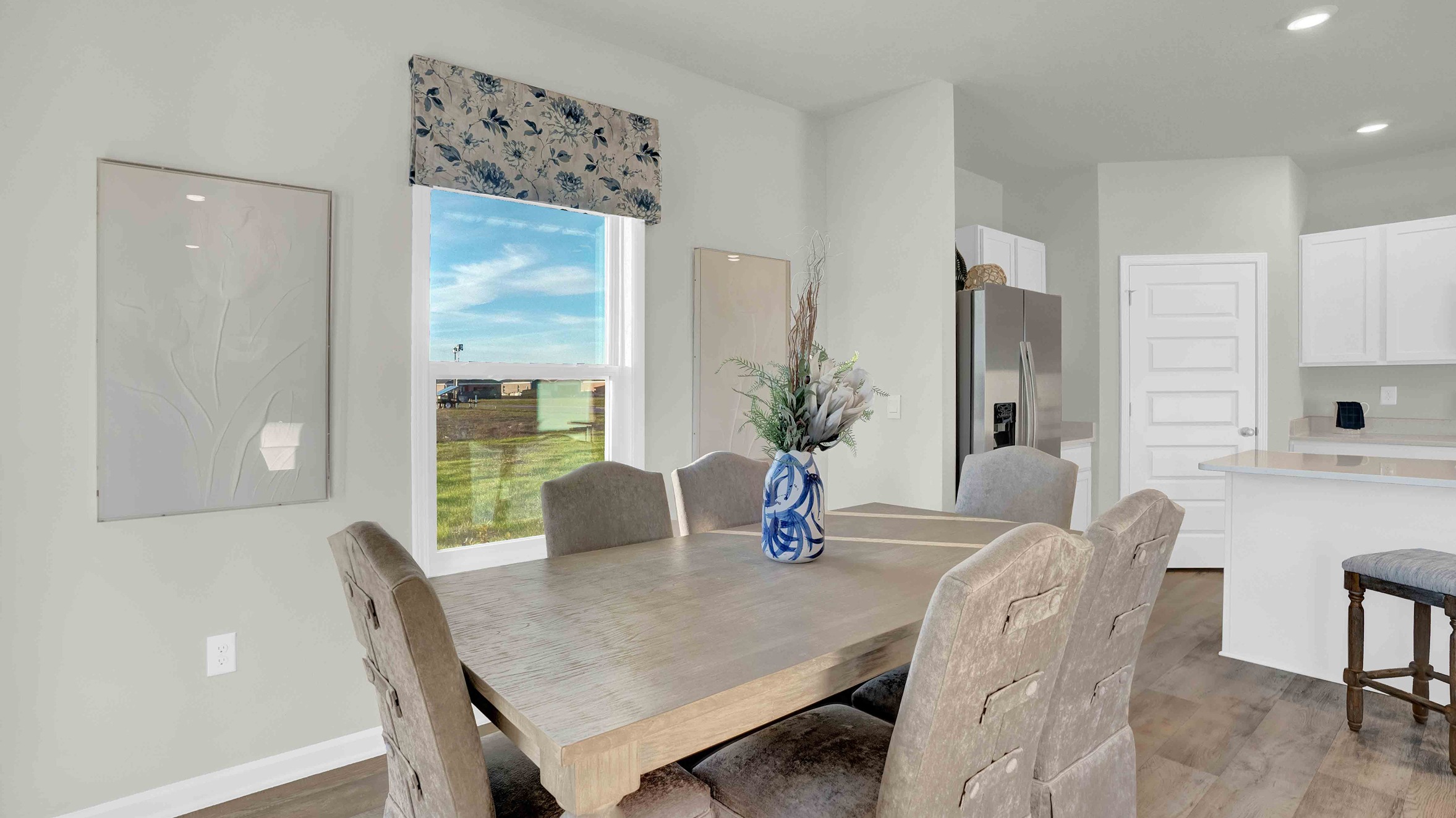 Shelby model home interior.