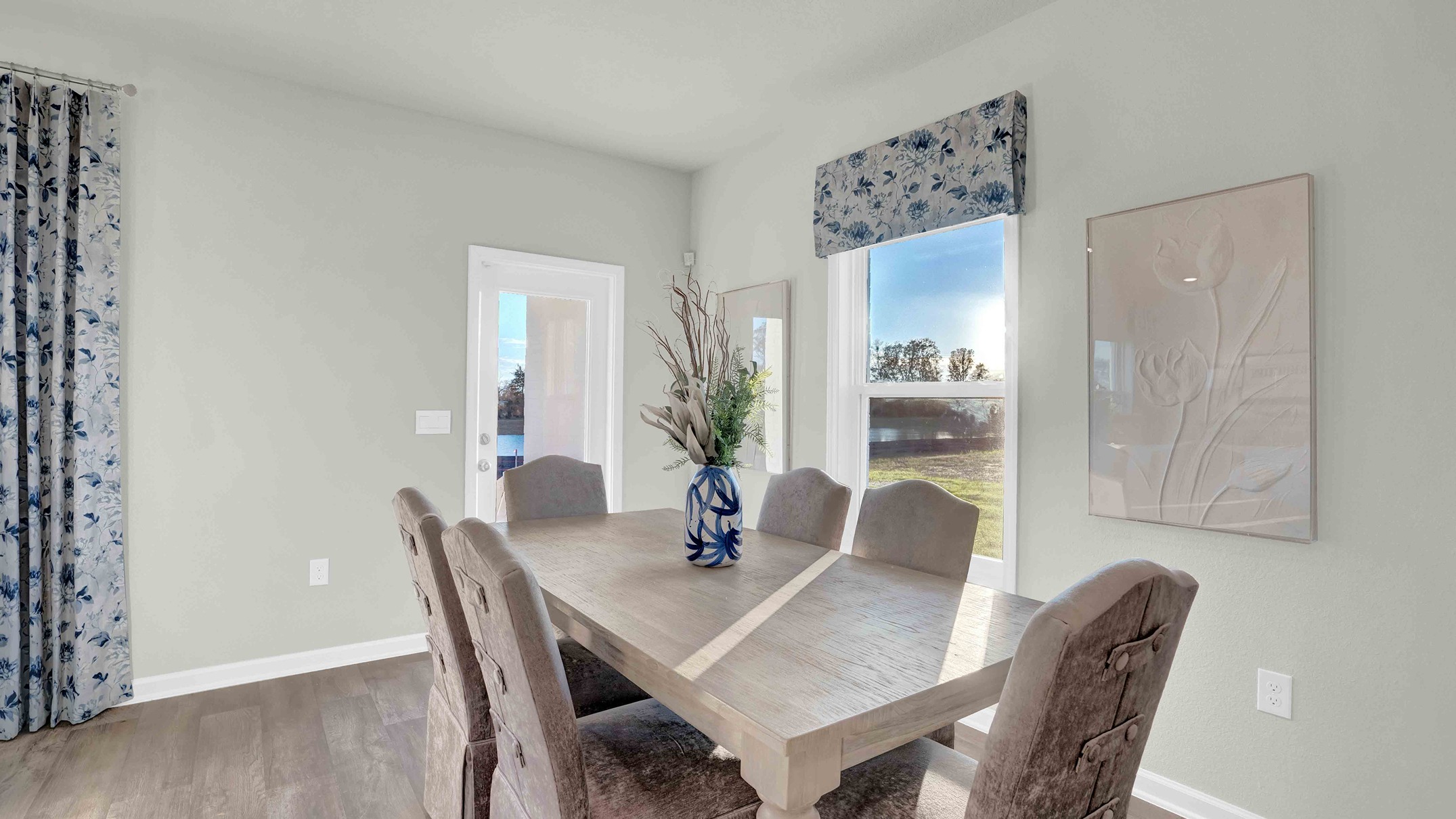 Shelby model home interior.