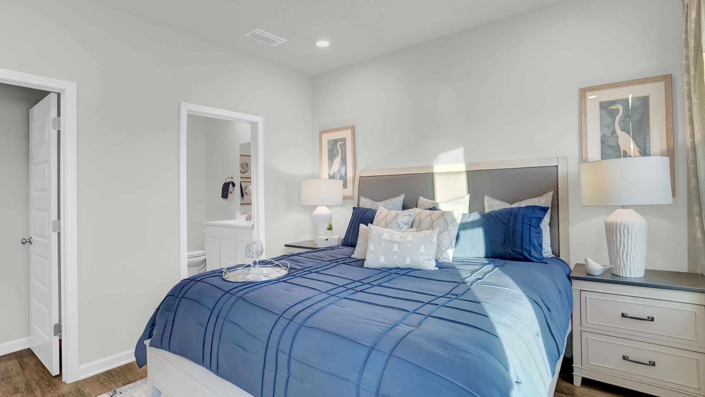 Shelby model home interior.