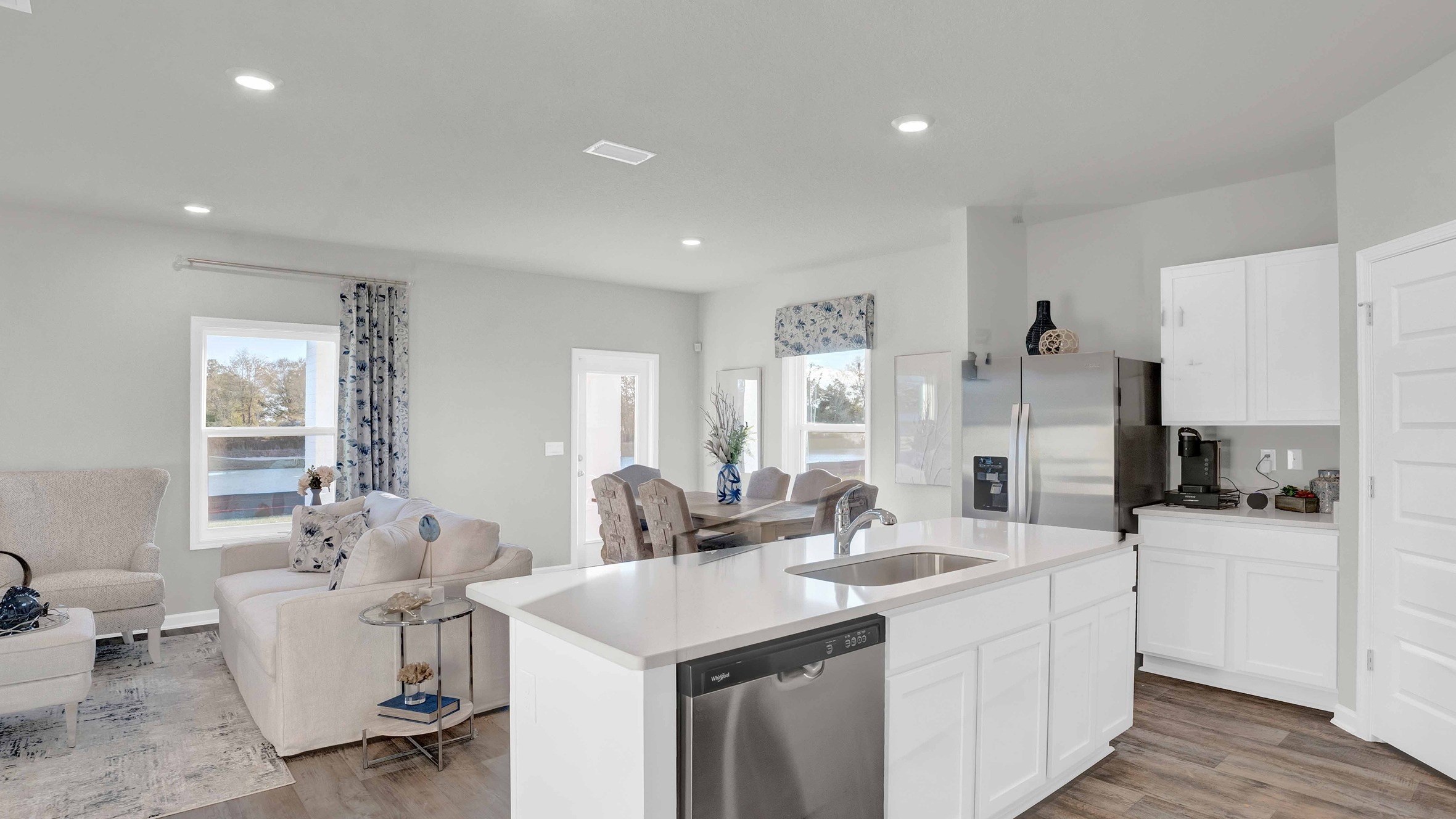 Shelby model home interior.