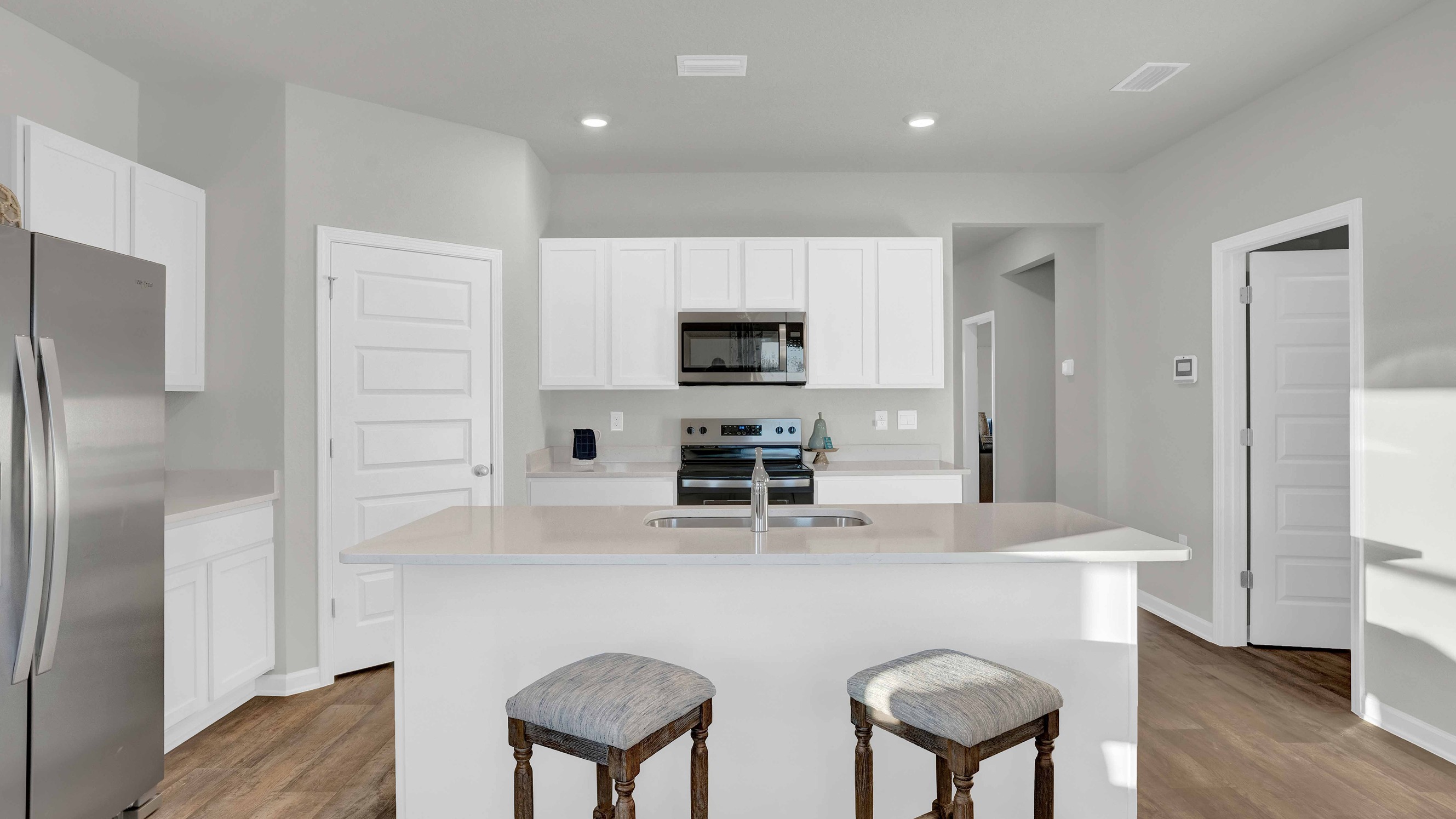 Shelby model home interior.