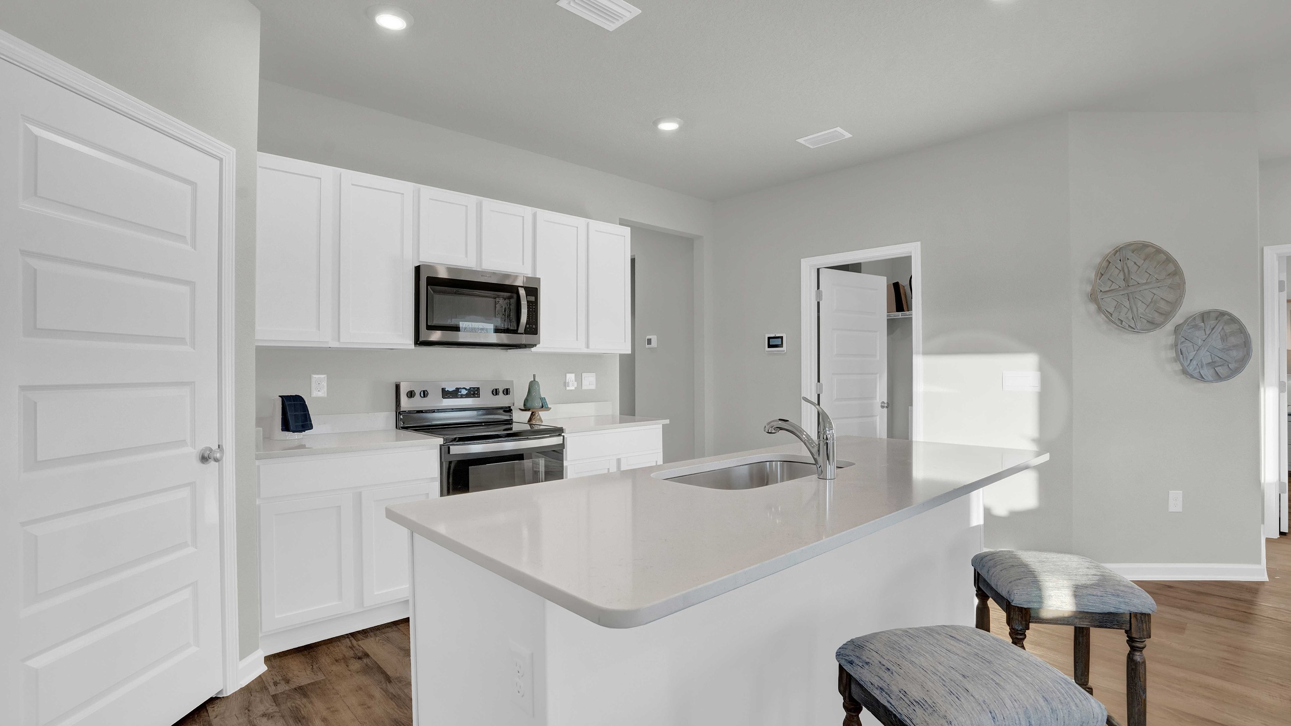 Shelby model home interior.